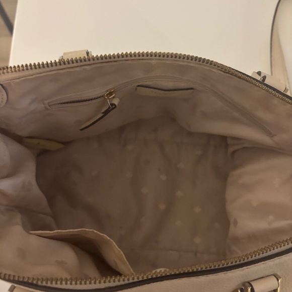 White Leather Kate Spade Bag - Picture 6 of 8